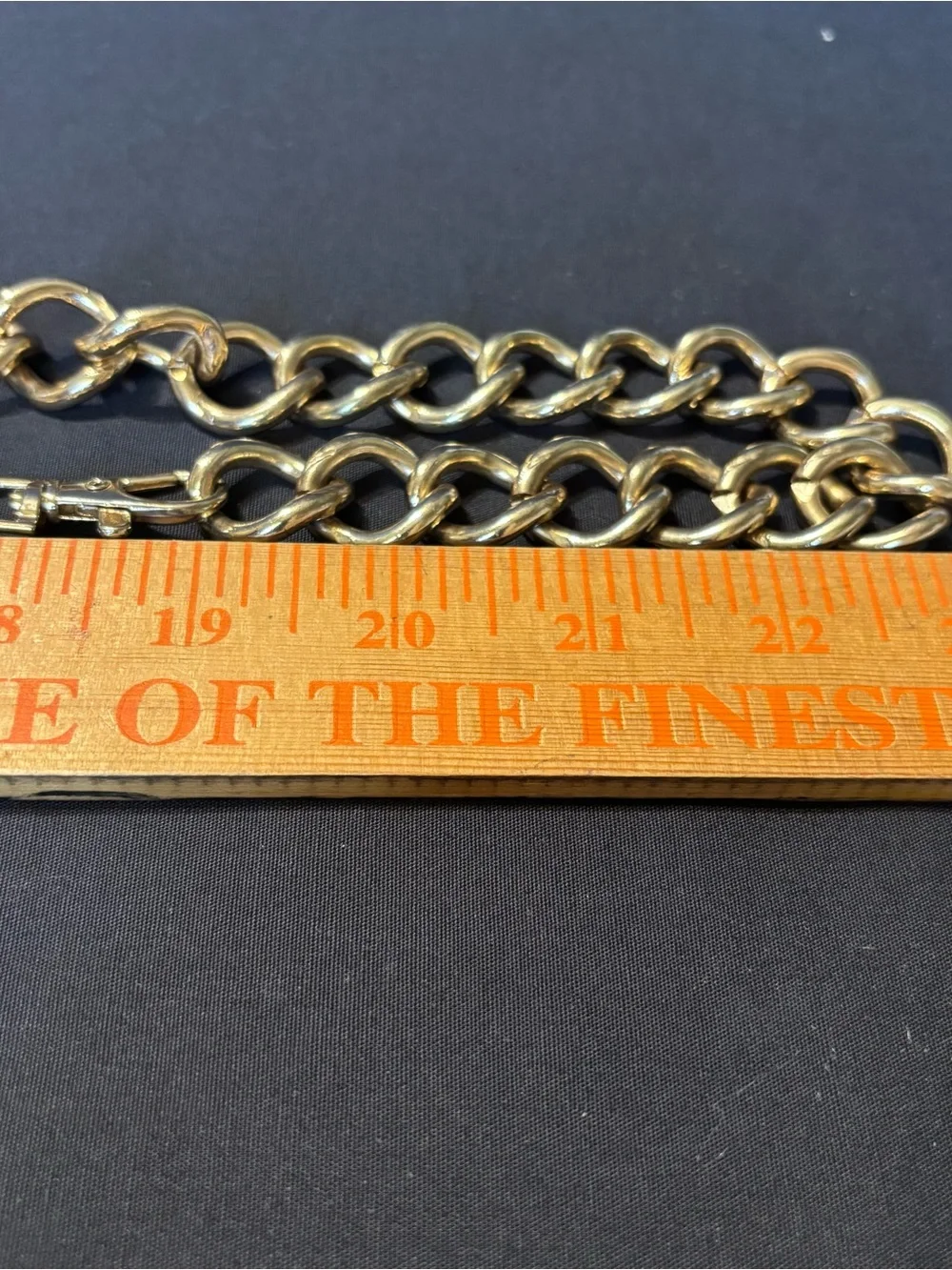 Anne Klein Gold-Tone Chunky Link Chain - Adjustable Women’s Belt